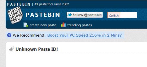 Lohud database Pastebin empty