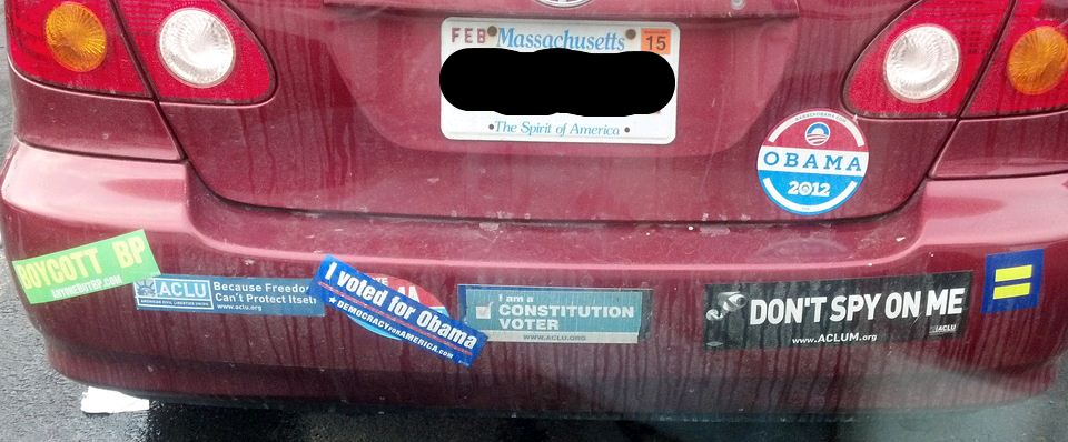 Bumper Stickers - Massachusetts - Constitution Voter