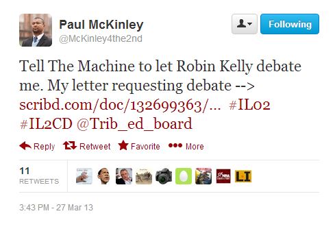 McKinley debate tweet 1