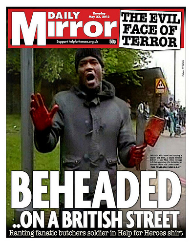 Daily Mirror Cover - Machete Terror Attack