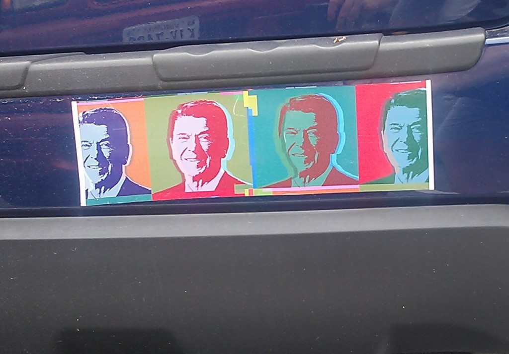 Bumper Sticker - Charlottesville VA - Reagan