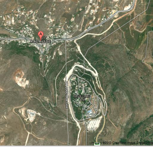 (Aadaisse, Lebanon - Map View)