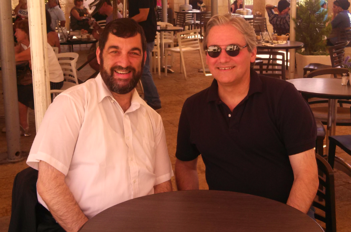 William A. Jacobson and Carl in Jerusalem