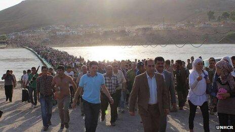 Syria Exodus of Refugees