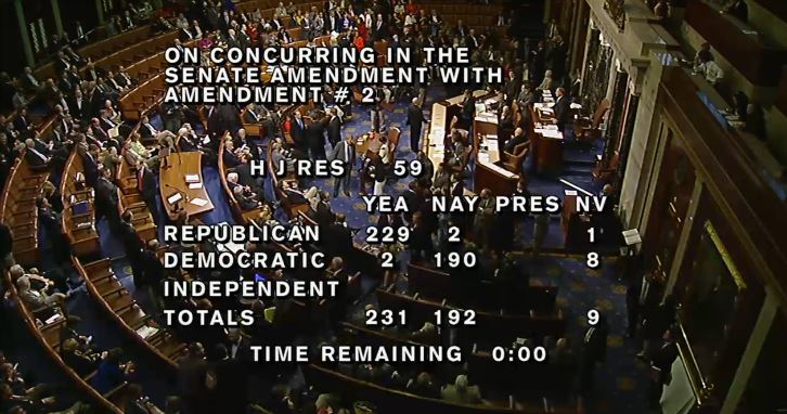 (House Vote Amendment No. 2 Delaying Obamacare for One Year)