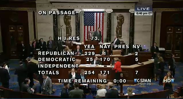 House Vote NIH funding 10-2-13