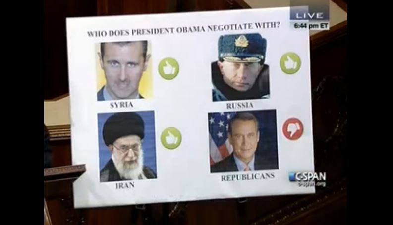 Who Obama Negotiates With