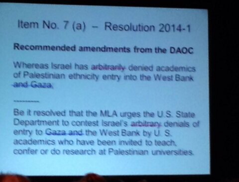 MLA Original Resolution as Modified at Delegate Conference
