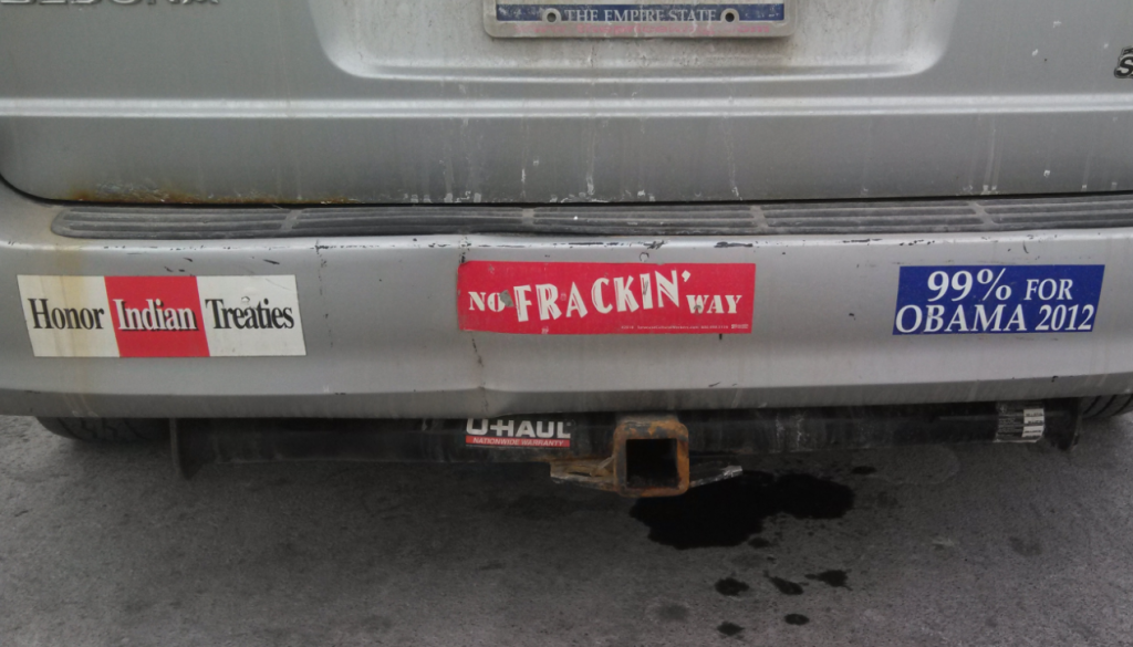 Bumper Sticker - Ithaca - 99 percent No Frackin