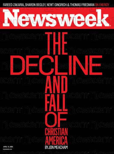 Decline and Fall of Christian Nation Newsweek Cover