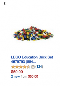 Giant box of LEGOs