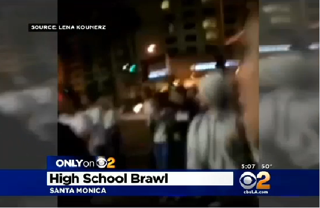 http://losangeles.cbslocal.com/2015/02/07/only-on-2-video-emerges-of-nasty-brawl-between-rival-high-schools/