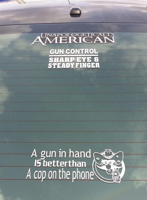 Bumper Sticker - Colorado - Gun in Hand Full