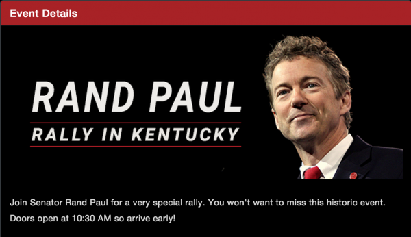 Rand paul president announcement