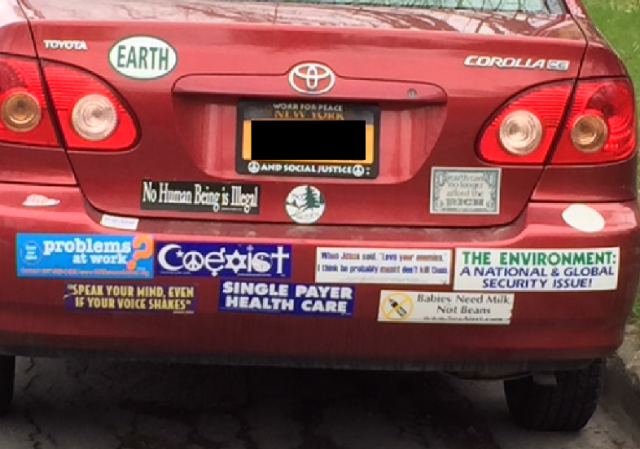 Bumper Sticker - Ithaca - Environment Coexist