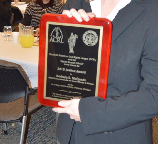 1st Annual Justice Award Tribute Announcements, AP, NEWS, Detroit, ACRL,cnn, msnbc,foxnews, arab american,