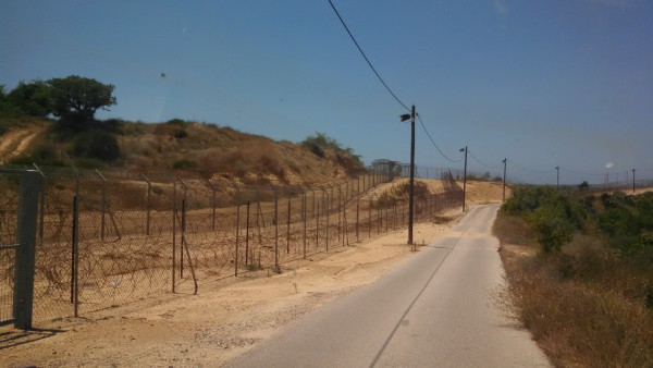 Kibbutz fencing near Gaza border