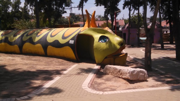 Sderot Israel Children's Playground Bomb Shelter