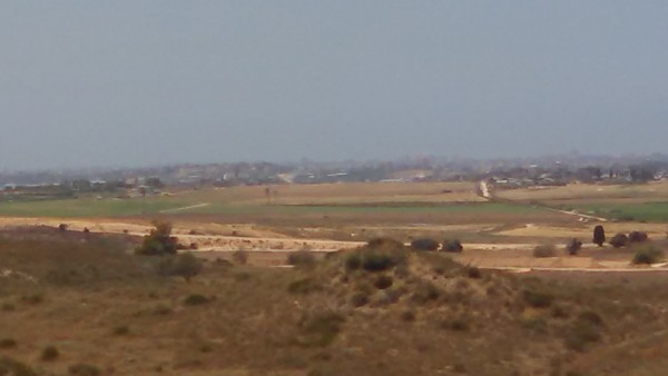 Sderot Israel View to Gaza