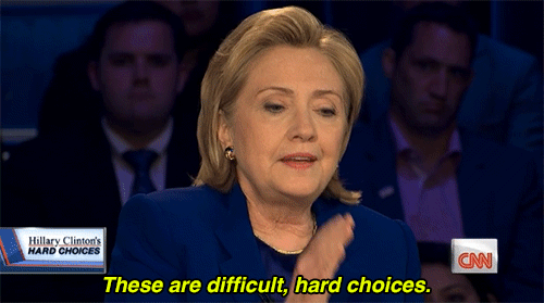 hillary clinton these are difficult hard choices