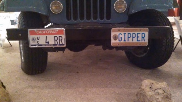 Reagan Jeep Licence Plates