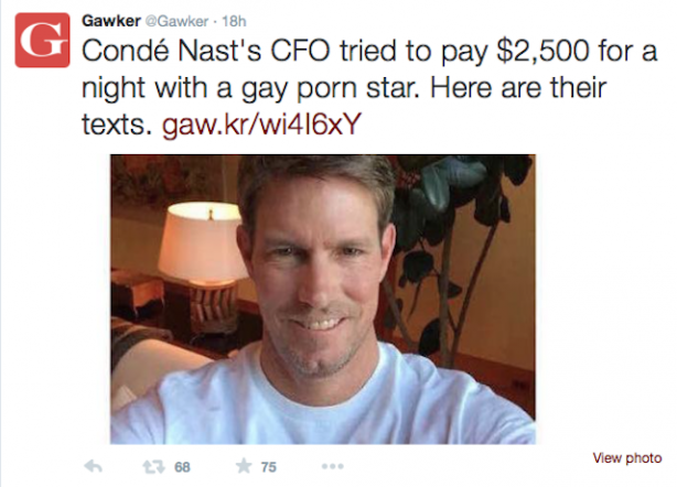 gawker outed married man gay escort
