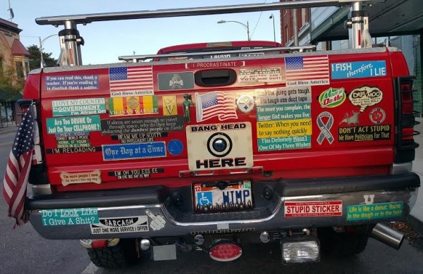 Bumper Stickers - Logan Utah - Full Vehicle