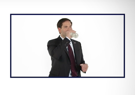 marco rubio water bottle