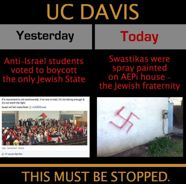 UC Davis Swastikas