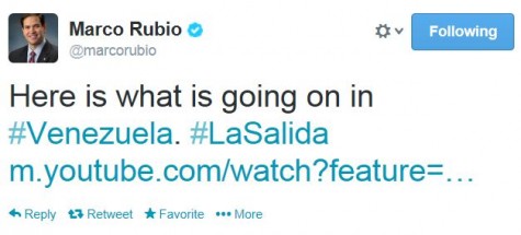 Marcho Rubio Twitter Venezuela What's Happening