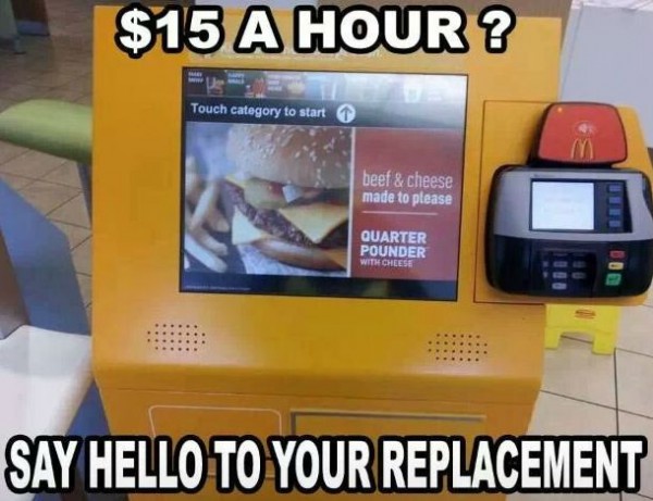 Fast Food Kiosk McDonals Meme - Say Hello to your replacement