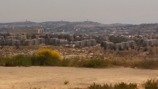 Israel Jerusalem Gilo from HarGilo HaMirpeset lookout point zoom