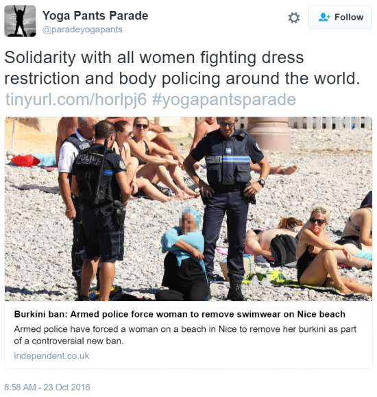 Women are Throwing a 'Yoga Pants Parade' to Defend Their Right to