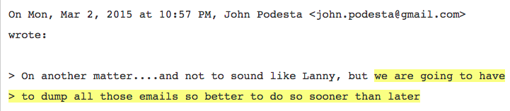 Podesta Dump Emails