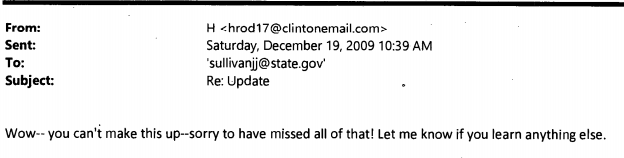 Classified Email Hillary Chelsea