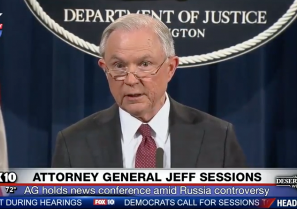 Ag Jeff Sessions Will Recuse Himself From Any Potential Russia Related