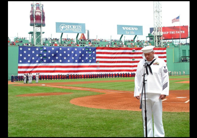 https://commons.wikimedia.org/wiki/File:US_Navy_040531-N-4518T-010_USS_Constitution_crew_member_Builder_1st_Class_Kevin_Dougherty,_sings_the_National_Anthem_at_Boston%27s_Fenway_Park.jpg