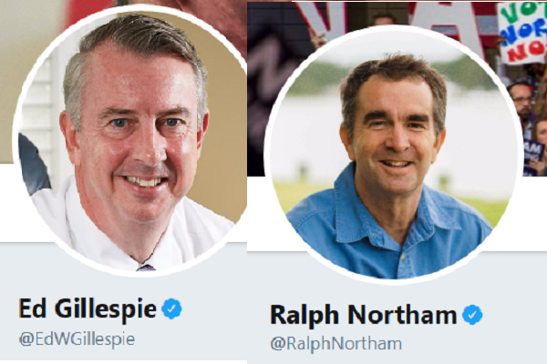 https://twitter.com/EdWGillespie and https://twitter.com/RalphNortham