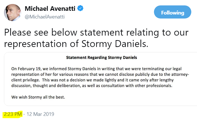 https://twitter.com/MichaelAvenatti/status/1105534888319561729