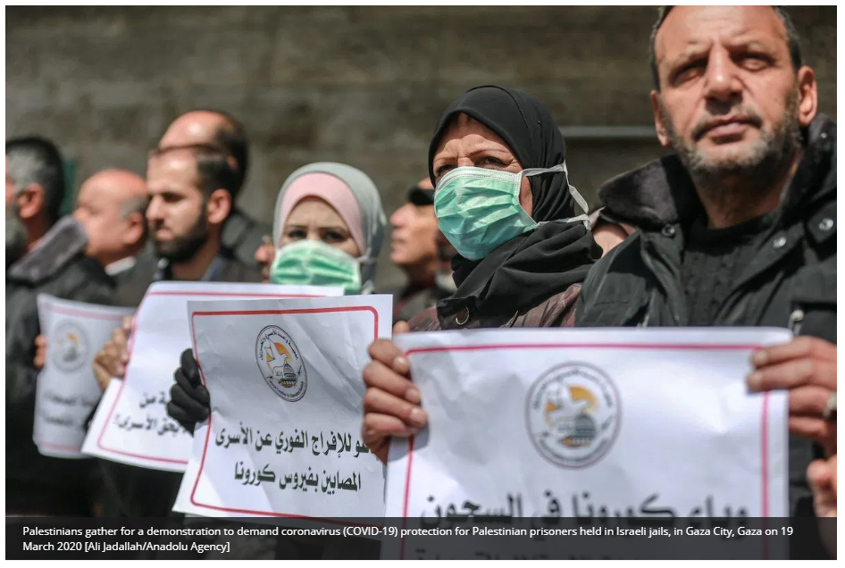 https://www.middleeastmonitor.com/20200403-10-palestinian-detainees-launch-hunger-strike-protest-lack-of-coronavirus-protection/