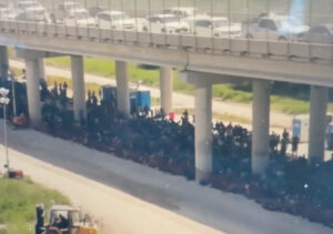 ‘Up to 1,000’ Migrants Held by Border Patrol Under Texas Bridge